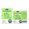 YEGBONG Disposable Pet Glove Wipes, 5 Pieces