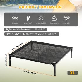 XL-type mesh pet bed with ventilation and heat dissipation, stable and durable structure, suitable for small and medium-sized cats and dogs