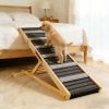 2026 Upgraded Dog Ramp for Couch, Small Dog Ramp for Sofa, 6 Adjustable Height from 14'' to 25", Portable Stable Pet Steps with Non-Slip Pad