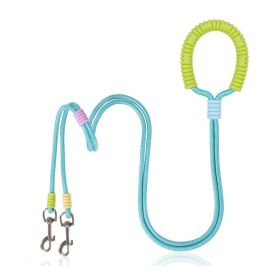 One To Two Anti-escape P-chain Dog Leash for Outdoor (Type: Dogs Leash, Color: Green)