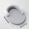 Summer Dog Bed with Raised Edge, Soft Textured Washable Pet Mat with Non-Slip Bottom for Small, Medium Dogs and Cats