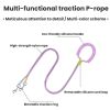 One To Two Anti-escape P-chain Dog Leash for Outdoor