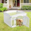 Dog Playpen Safe & Secure Indoor/Outdoor Pet Fence | Folding & Portable | Ideal for Small to Medium Dogs | Easy to Clean