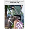 One To Two Anti-escape P-chain Dog Leash for Outdoor